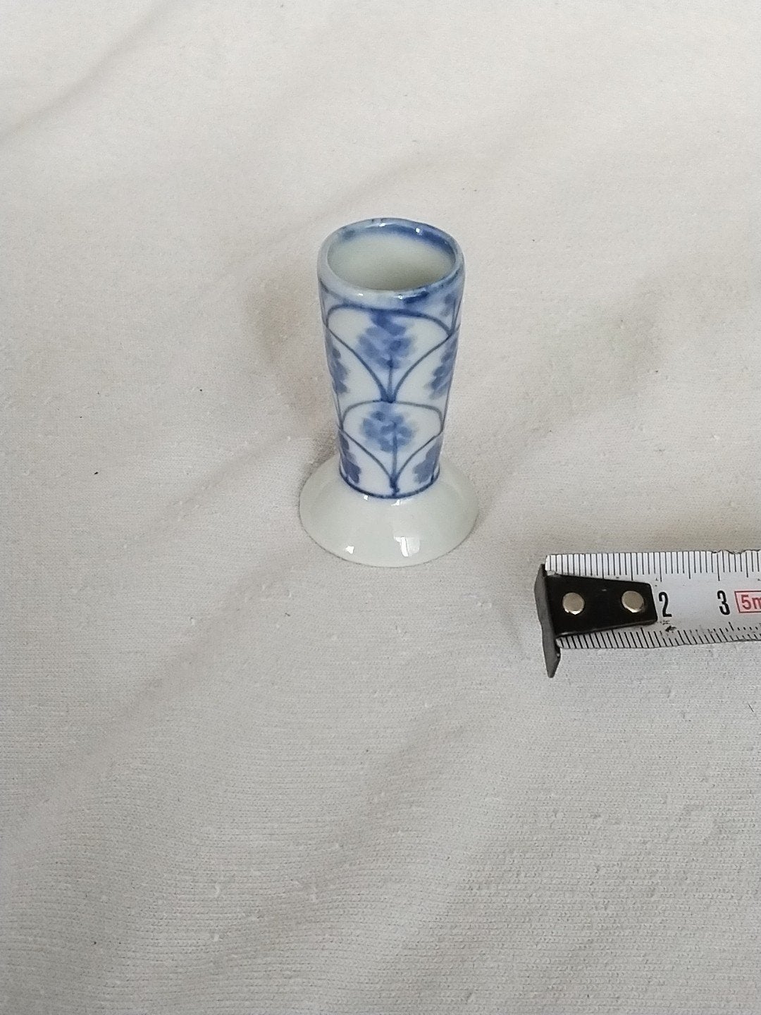 Miniatuur Delfts Blauw Vaasje - Handgeschilderd, Antiek en Kunst, Ophalen of Verzenden