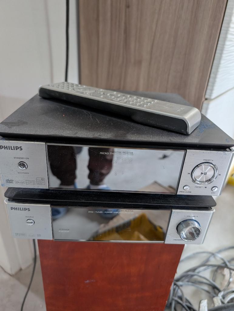 Philips micro theatre mcd708, Philips, Gebruikt, Ophalen of Verzenden, Minder dan 60 watt