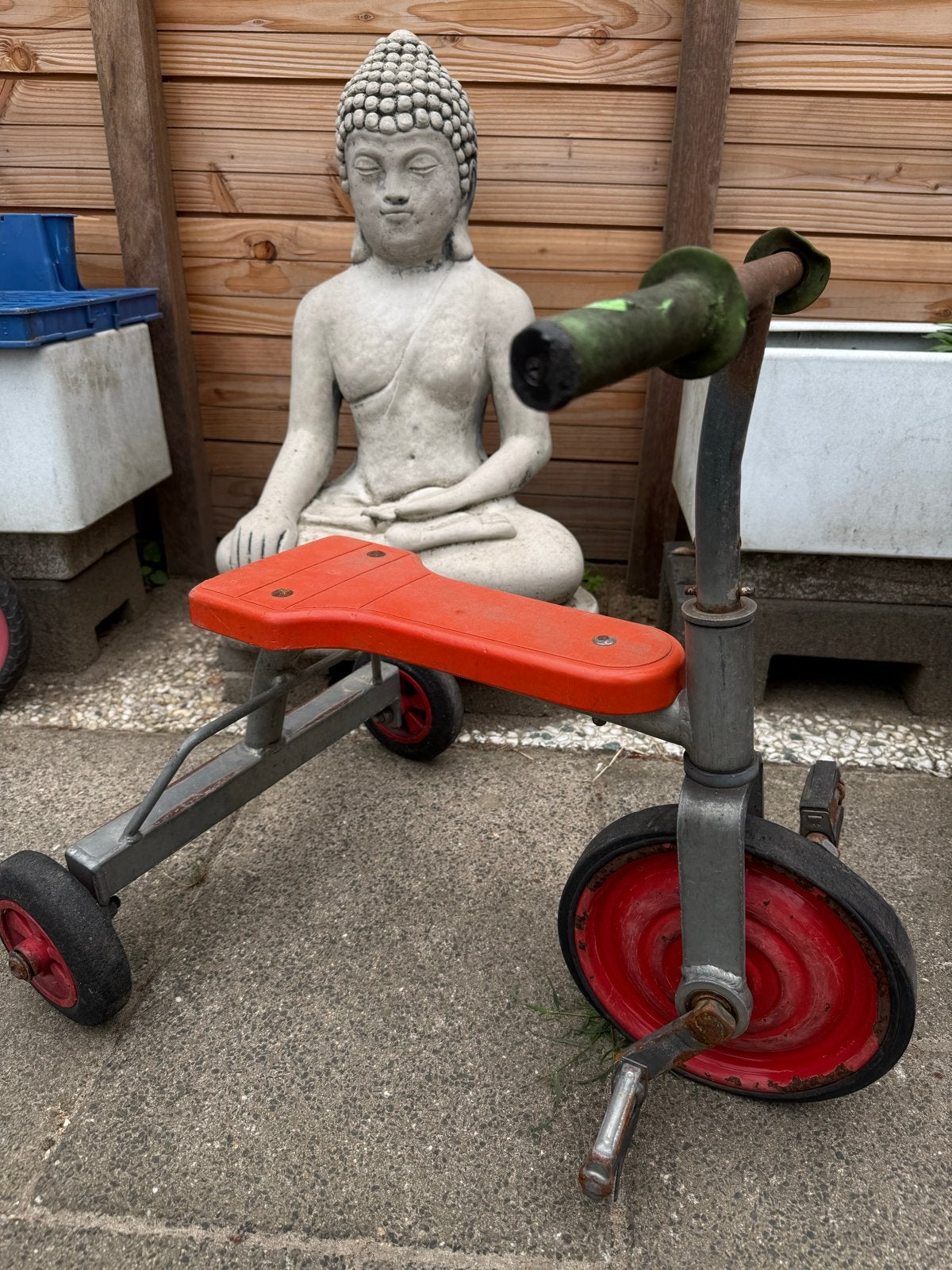 Vintage kinder driewieler - schoolfiets trappers, Ophalen of Verzenden, Gebruikt