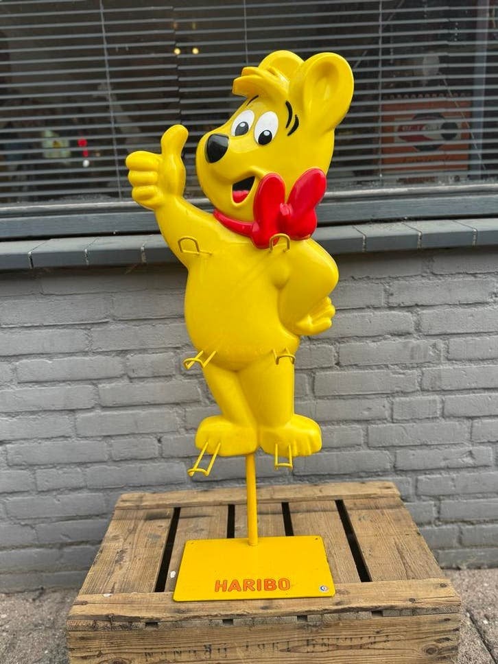 Vintage Haribo Goudbeer Display - Snoeprek, Verzamelen, Merken en Reclamevoorwerpen, Ophalen, Reclamebord, Gebruikt, .
