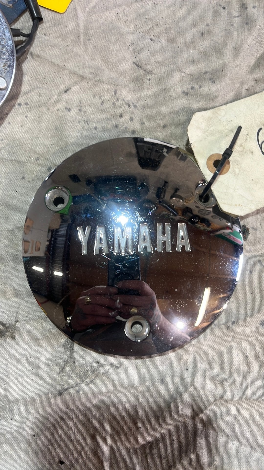 Als nieuwe motordeksel yamaha XV 1000 Virago, Ophalen