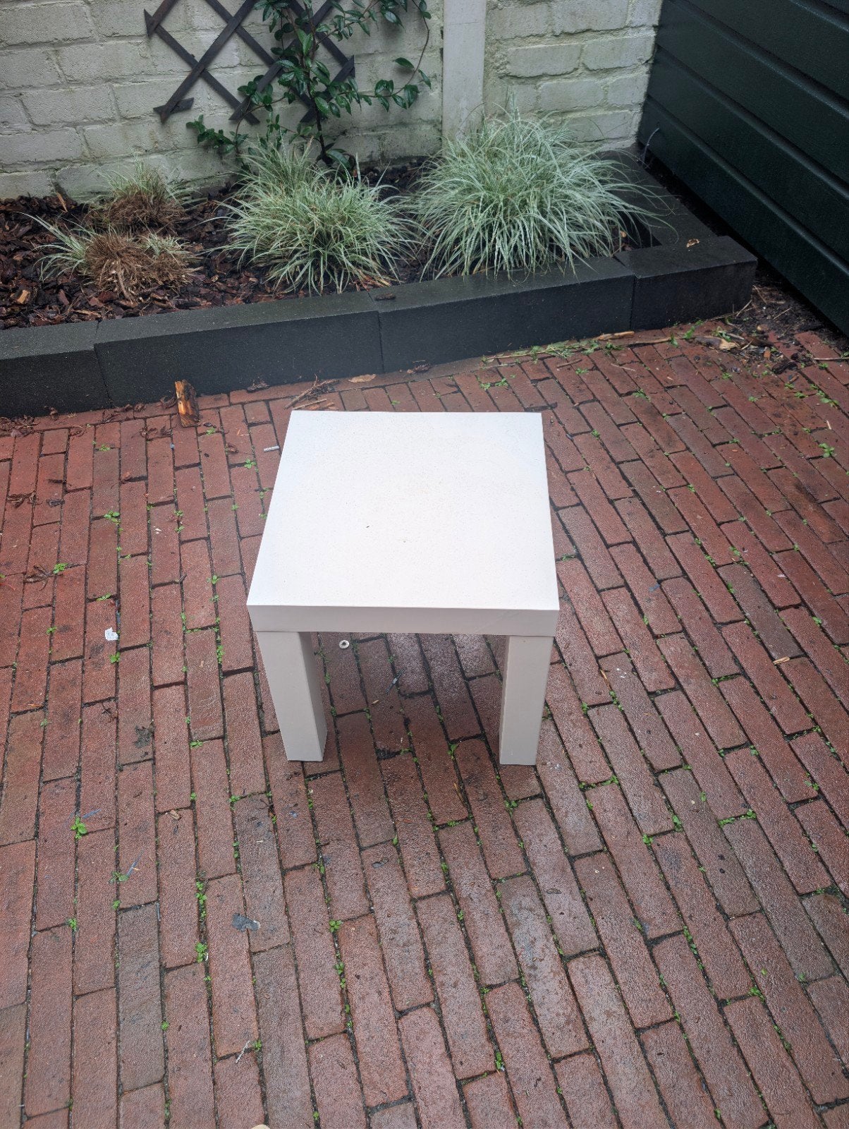 Gratis bijzettafel/plantentafel, Minder dan 45 cm, Minder dan 55 cm, Gebruikt, Vierkant