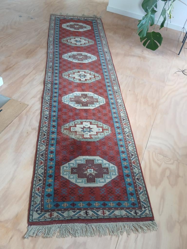 Perzische loper (304 x 74 cm), Ophalen, Gebruikt, 200 cm of meer, Rechthoekig