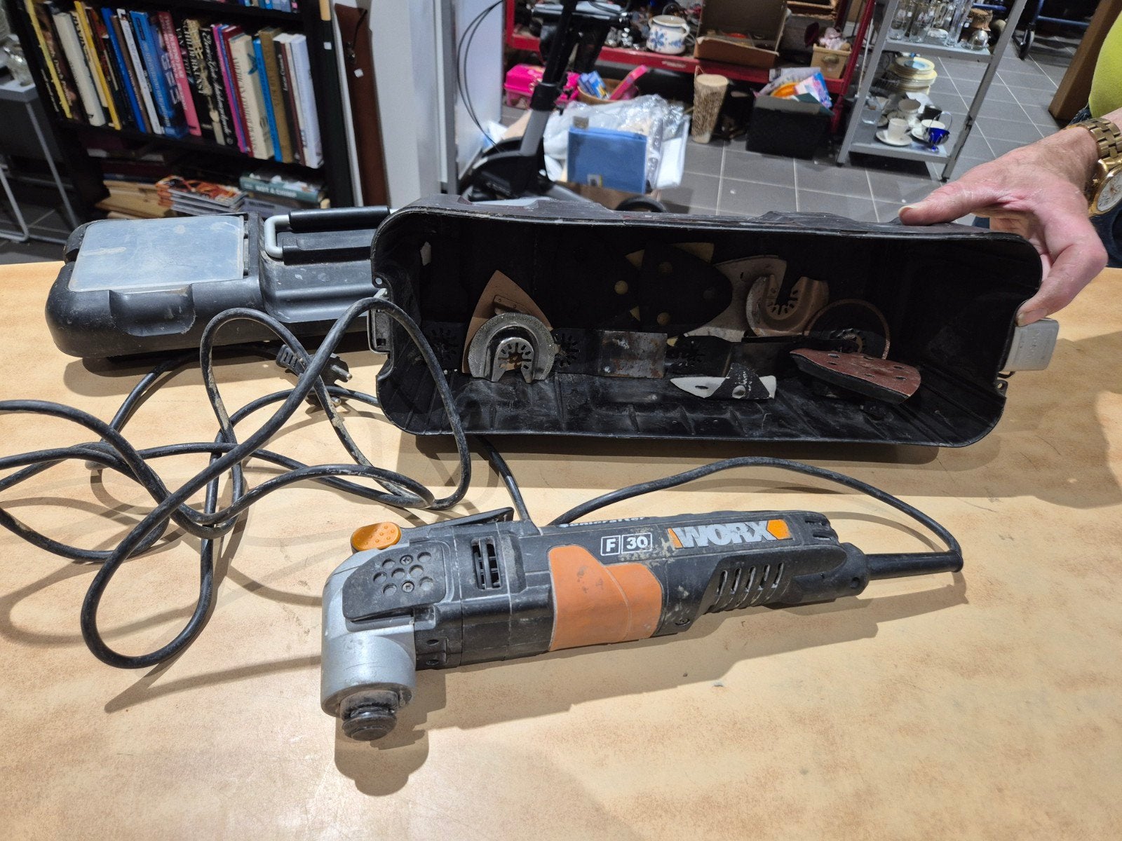 Worx sonicrafter F30 multitool - fijnezaag in koffer, Ophalen of Verzenden, Onbekend, Onbekend, Onbekend