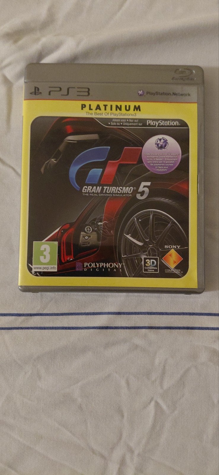 Gran Turismo 5 Platinum - PlayStation 3 (PS3), Online, 1 speler, Racen en Vliegen, Ophalen of Verzenden