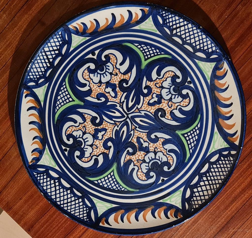 Uniek Antiek Spaans Wandbord – Pascual Zorrilla (Zouille), Ophalen of Verzenden