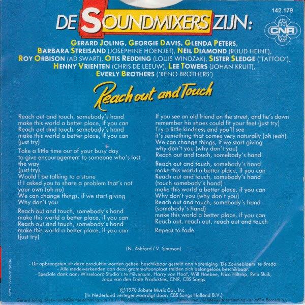 Henny huisman - reach out and touchf, Cd's en Dvd's, Vinyl Singles, Gebruikt, 7 inch, Single, Ophalen of Verzenden
