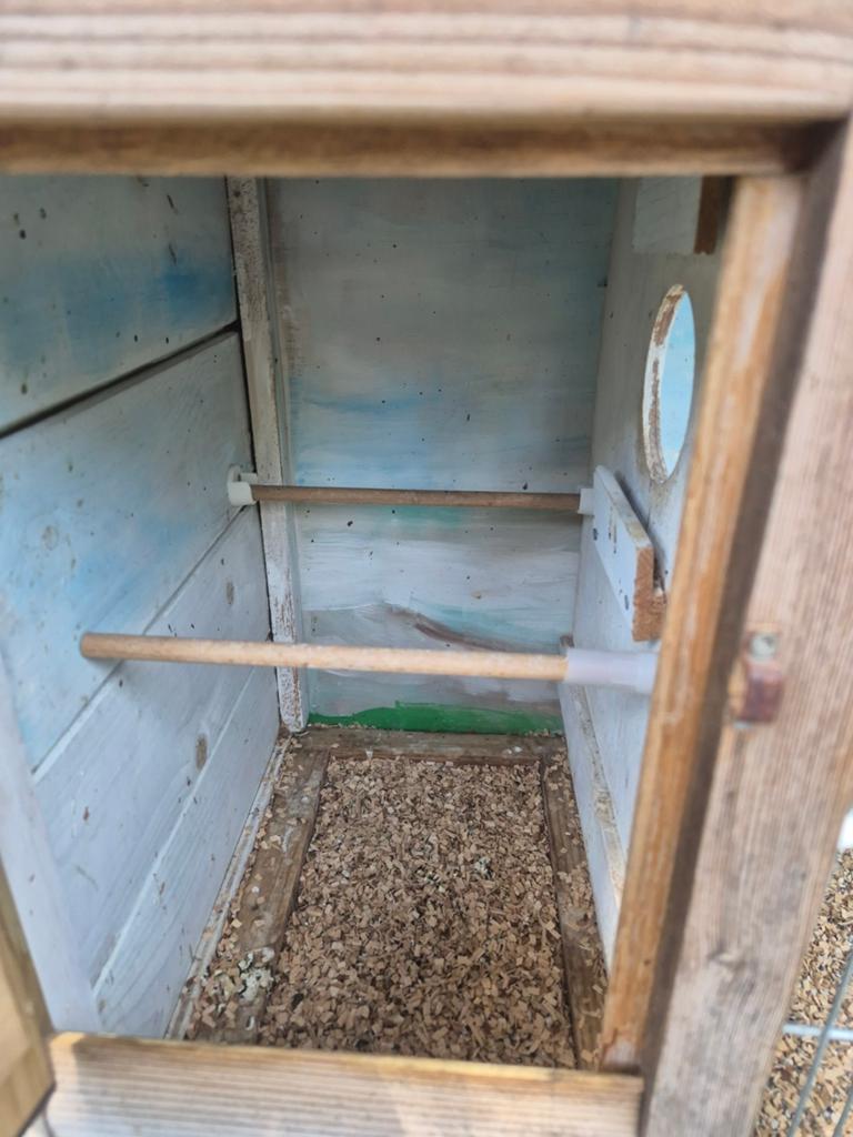 Vogelkooi met nachtverblijf, Dieren en Toebehoren, Ophalen of Verzenden, Drinken en Voederen