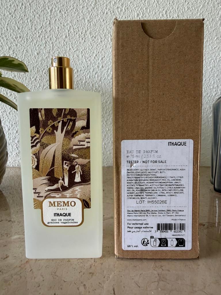 Memo Paris | Ithaque 75ML | Tester zonder cap, Ophalen of Verzenden, Zo goed als nieuw