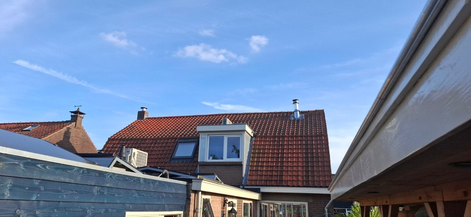 Tule Du Nord dakpannen, ca. 2100 stuks, Doe-het-zelf en Verbouw, Dakpannen en Dakbedekking, Ophalen, Gebruikt, Steen of Klei, 15 m² of meer