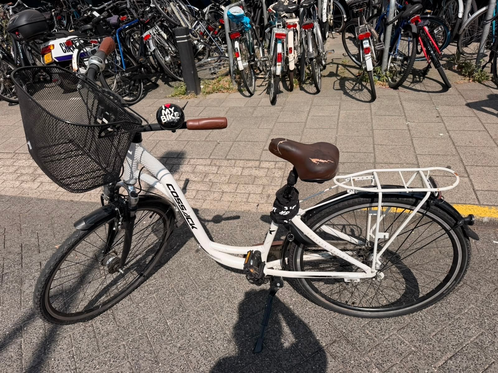 Cossack damesfiets met lage instap en mand, 50 tot 53 cm, Trommelrem, Ophalen, Overige merken