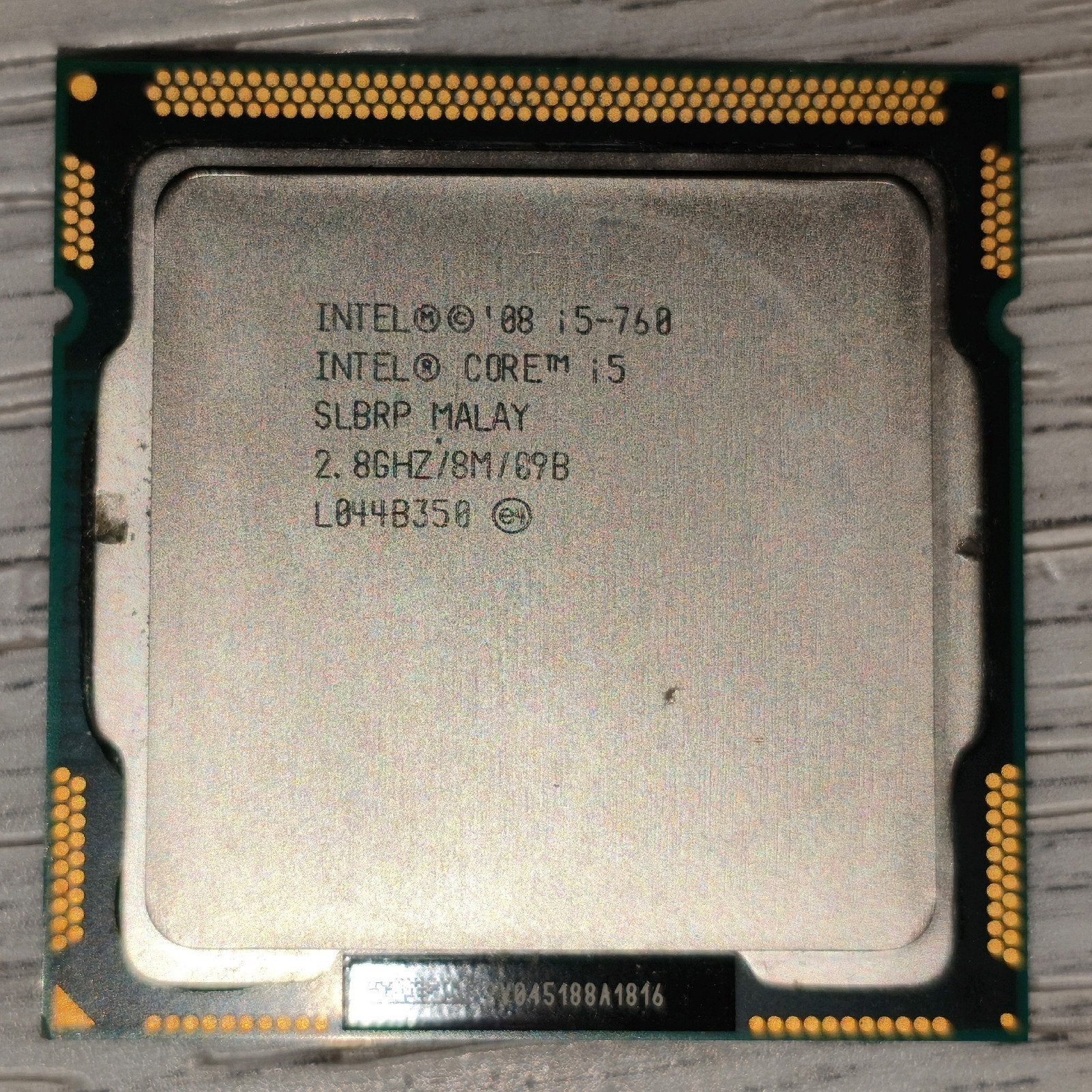 Intel Core i5-760 Processor - 2.80GHz Quad-Core CPU, Computers en Software, Processors, Gebruikt, 4-core, Intel Core i5-760, LGA 1156
