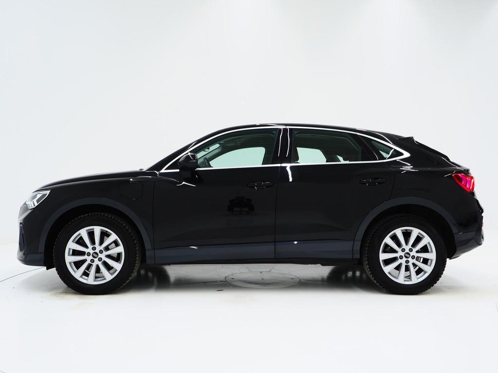 Audi Q3 Sportback 45 TFSI e Edition | Leder | Camera | Adapt, Gebruikt, Zwart, LED verlichting, Hybride Elektrisch/Benzine