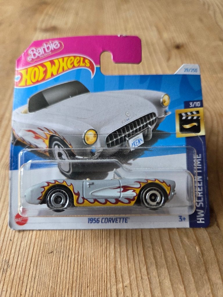 Hot Wheels Barbie Corvette, Auto, Unknown, Nieuw, Ophalen of Verzenden