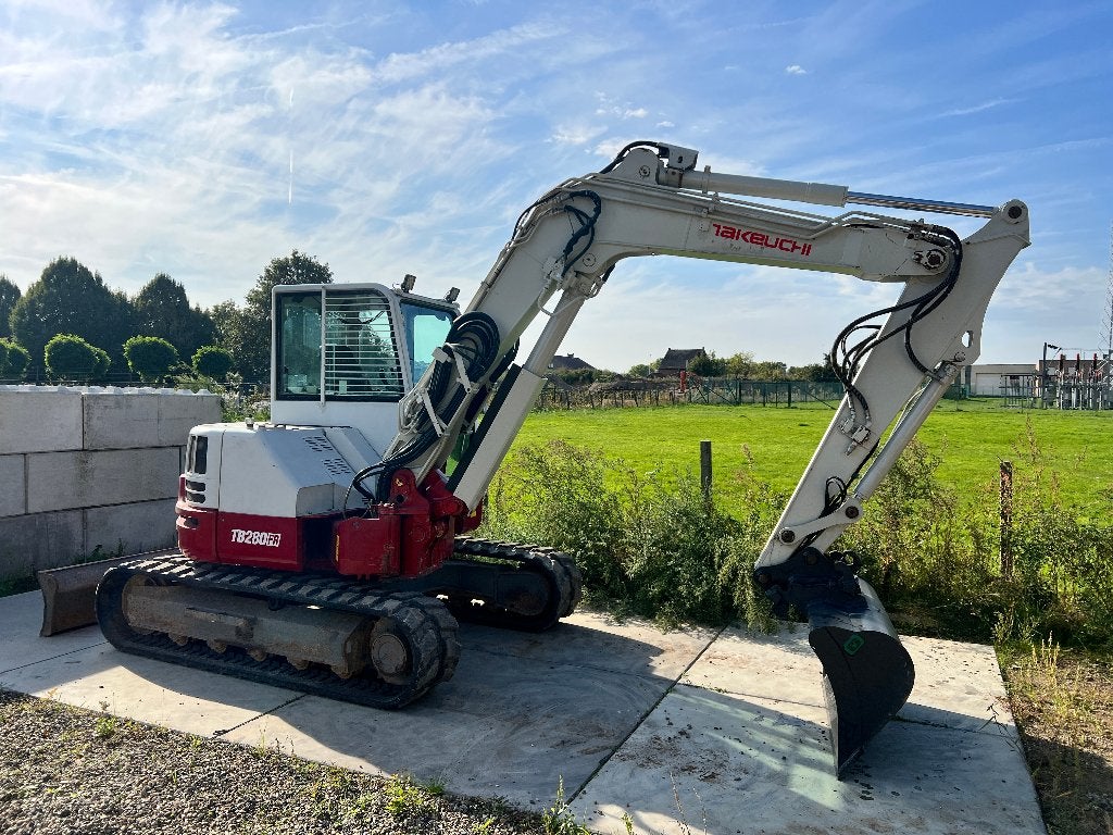 Takeuchi TB280FR, Ophalen, Graafmachine