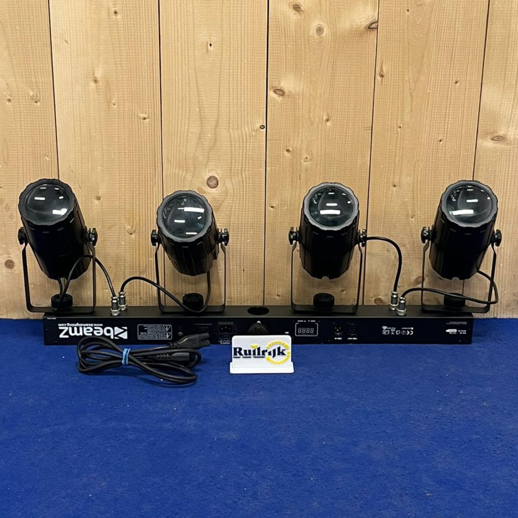 BeamZ 4-Some Lichtset 4x 57 RGBW LED's DMX lampen disco, Ruilrijk, Zo goed als nieuw, Info@ruilrijk.nl, Neerstraat 60, 6041 KD Roermond