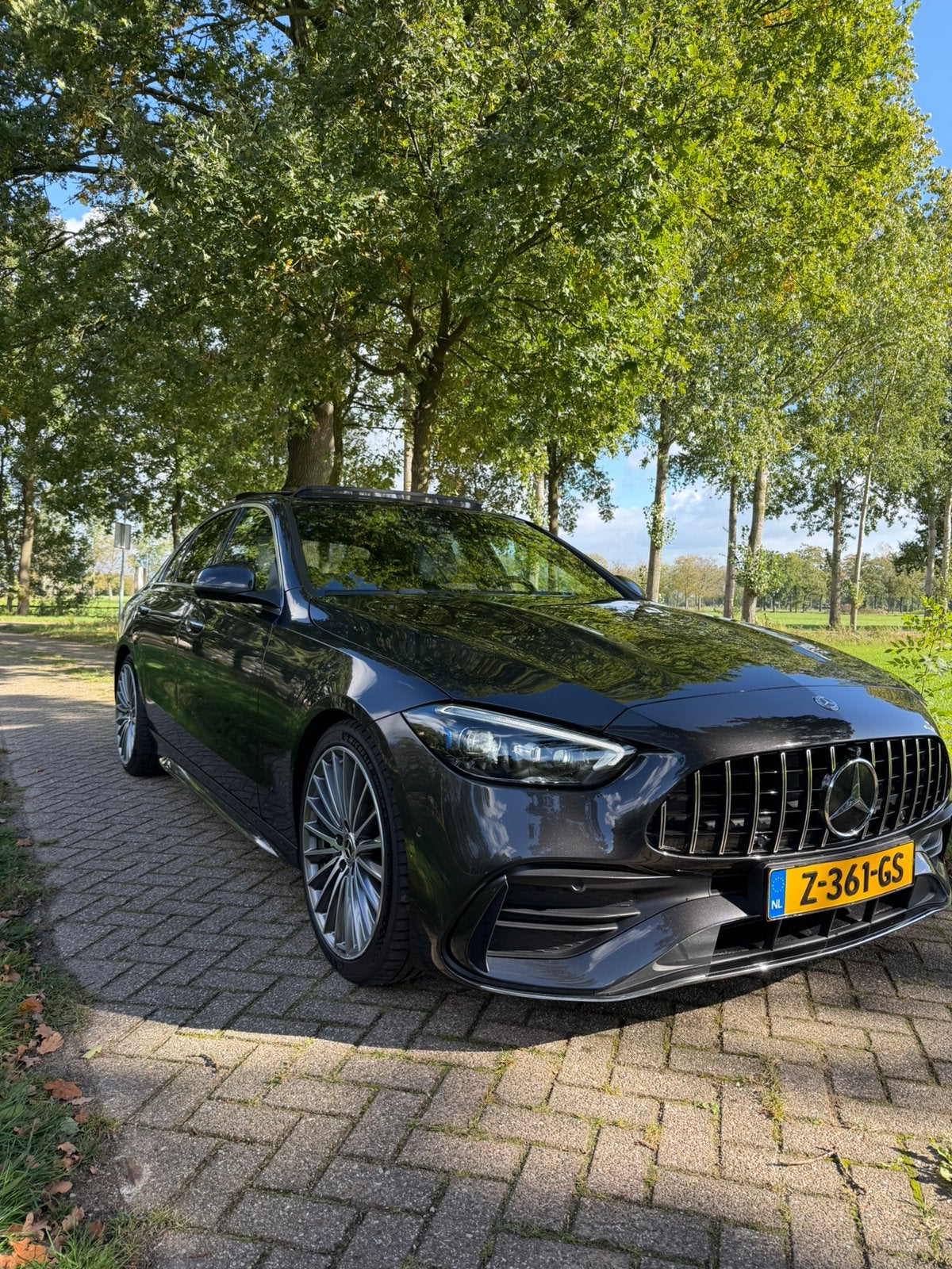 Mercedes-Benz C-Klasse C200 204pk 9G-TRONIC 2021 Grijs, Auto's, Automaat, Achterwielaandrijving, 1800 kg, 4 cilinders
