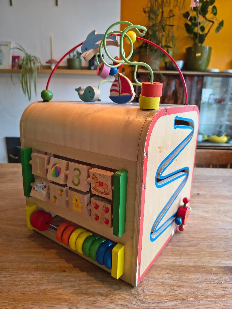 Grote houten activiteitenkubus van Howa, Ophalen, Gebruikt, Overige typen