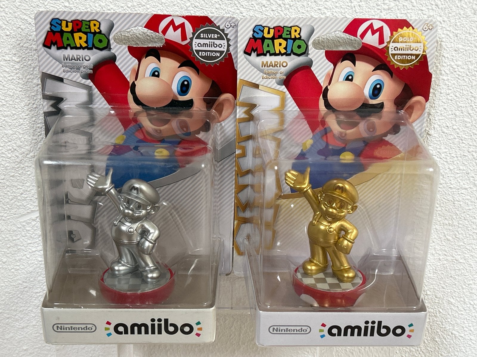 Nintendo Amiibo Super Mario Silver & Gold Edition, Nintendo, Ophalen of Verzenden, Nieuw, Overige typen