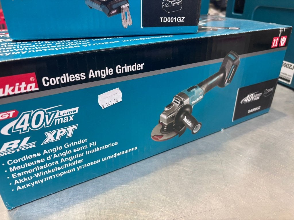 NIEUWE MAKITA HAAKSE SLIJPER 40V GA008GZ, Ophalen, Nieuw, 1000 watt of meer, Haakse handslijpmachine