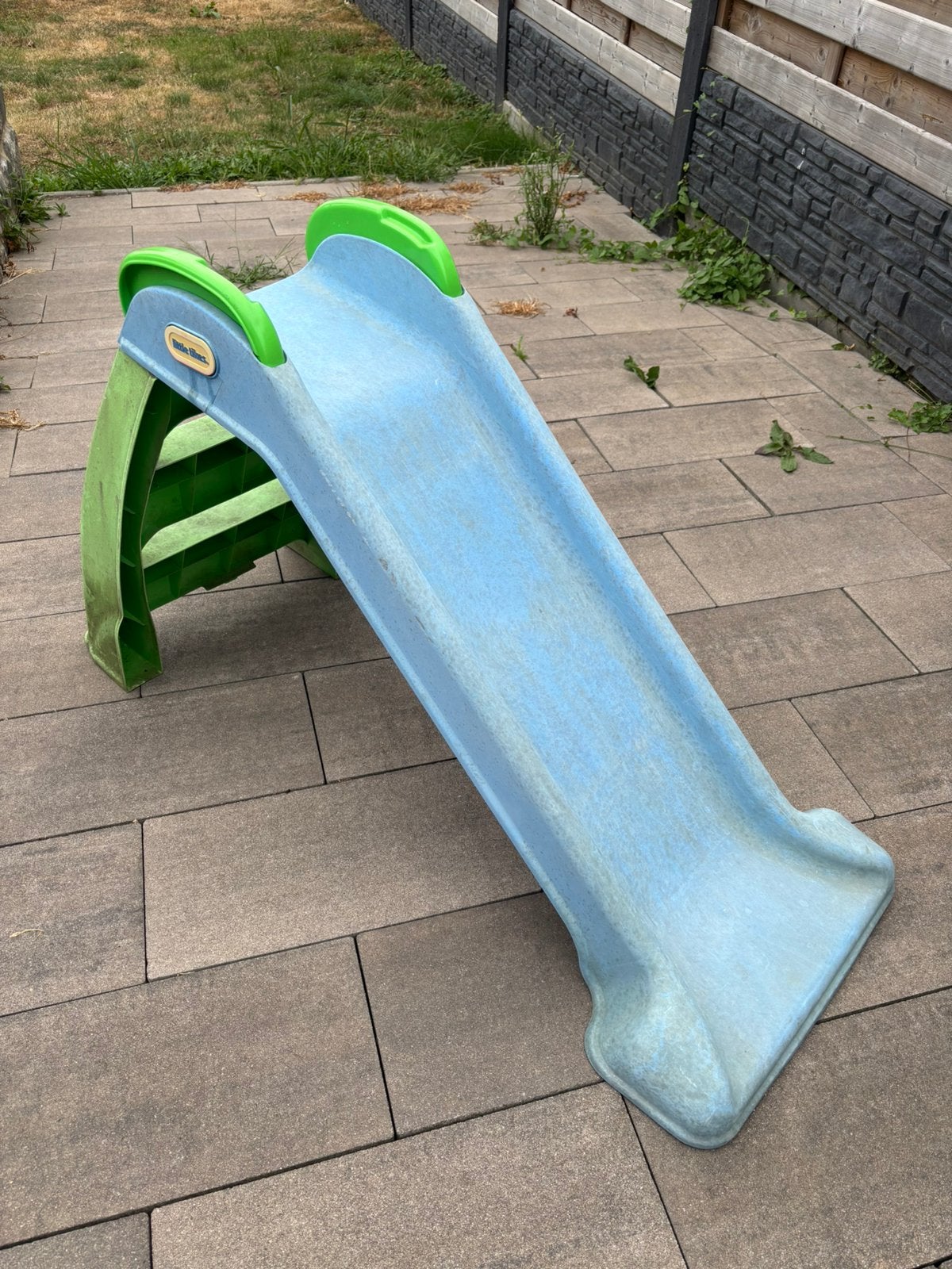 Leuke Little Tikes glijbaan in blauw/groen., Ophalen, Gebruikt, Glijbaan