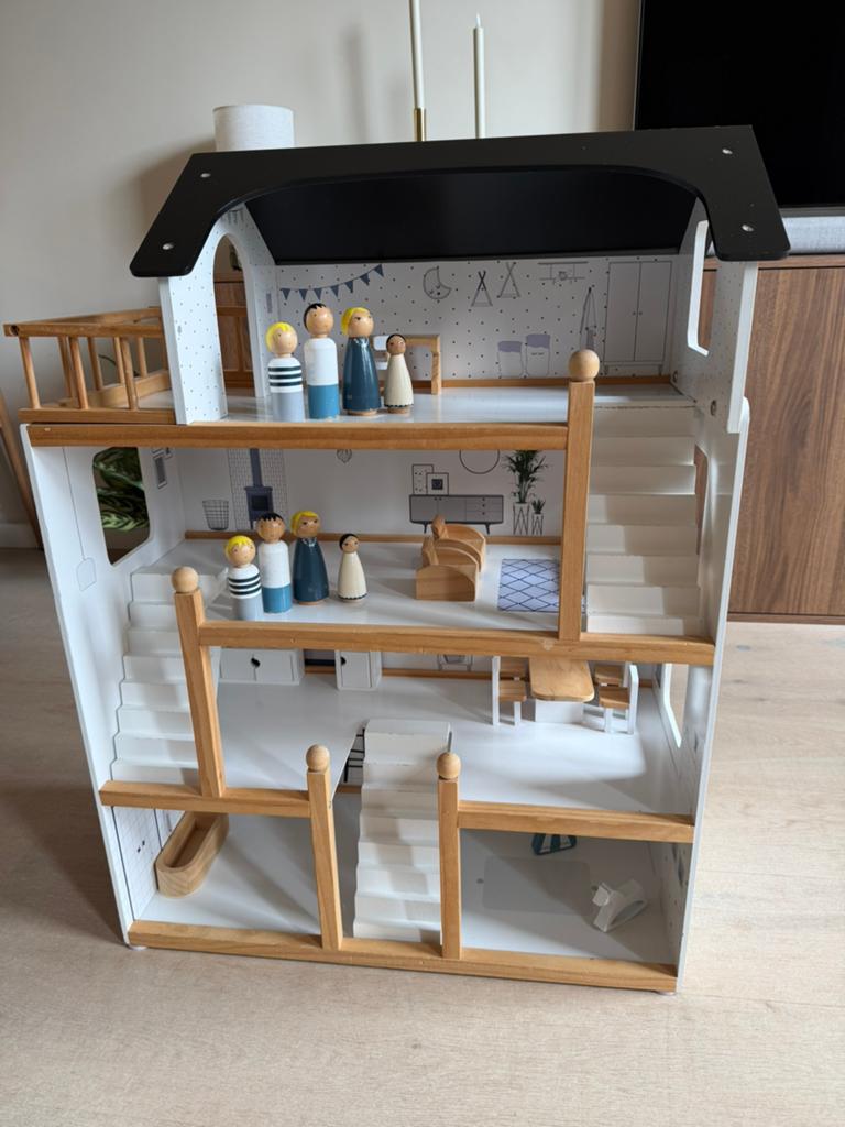 Petit Amelie XL HOUTEN POPPENHUIS | «LA MAISON D'AMÉLIE», Ophalen, Gebruikt, Jongen of Meisje