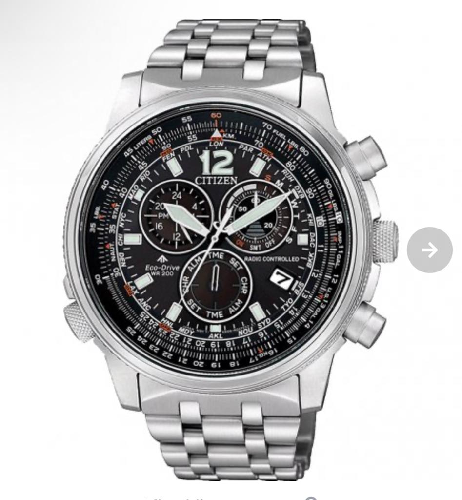 Citizen Promaster Skyhawk A-T CB5860-86E Herenhorloge, Staal, Staal, Nieuw, Ophalen of Verzenden