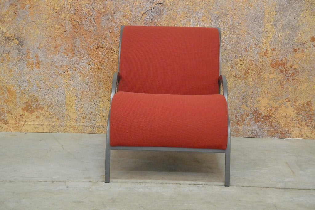 ZGAN rode stoffen Harvink Op Hoop van 'Zegen Design fauteuil, Huis en Inrichting, Harvink, Harvink, 75 tot 100 cm, Ophalen of Verzenden