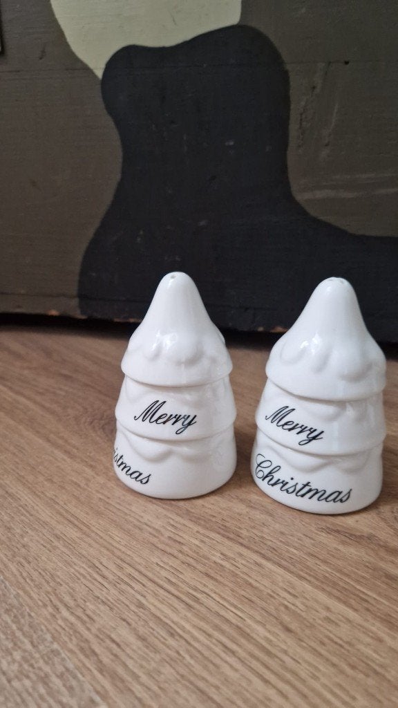 Rivièra Maison "Merry Christmas" peper-en-zoutstel, Huis en Inrichting, Ophalen of Verzenden, Zo goed als nieuw