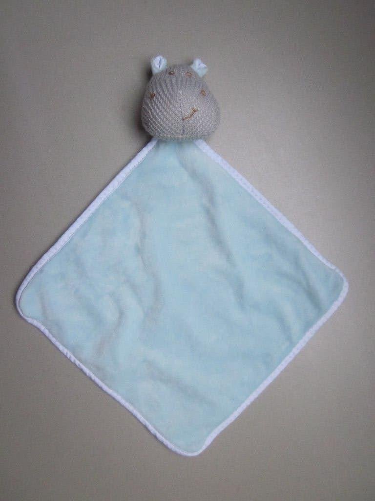 Blokker mintgroen pluche knuffeldoek grijs gebreid nijlpaard, Kinderen en Baby's, Speelgoed | Knuffels en Pluche, Paard, Groen