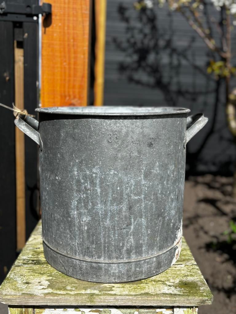 Stoere zinke ton (5), Antiek en Kunst, Ophalen of Verzenden