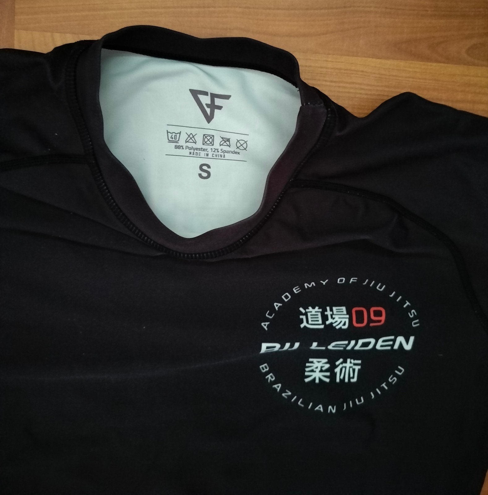 Rashguard BJJ Leiden - Maat S, Ophalen of Verzenden, Zo goed als nieuw