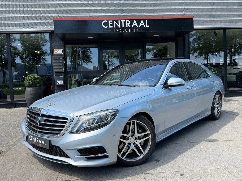Mercedes-Benz S-klasse 500 4Matic Lang AMG Pano|Massage|Memo, Auto's, Mercedes-Benz, Bedrijf, Te koop, S-Klasse, 4x4, ABS, Achteruitrijcamera