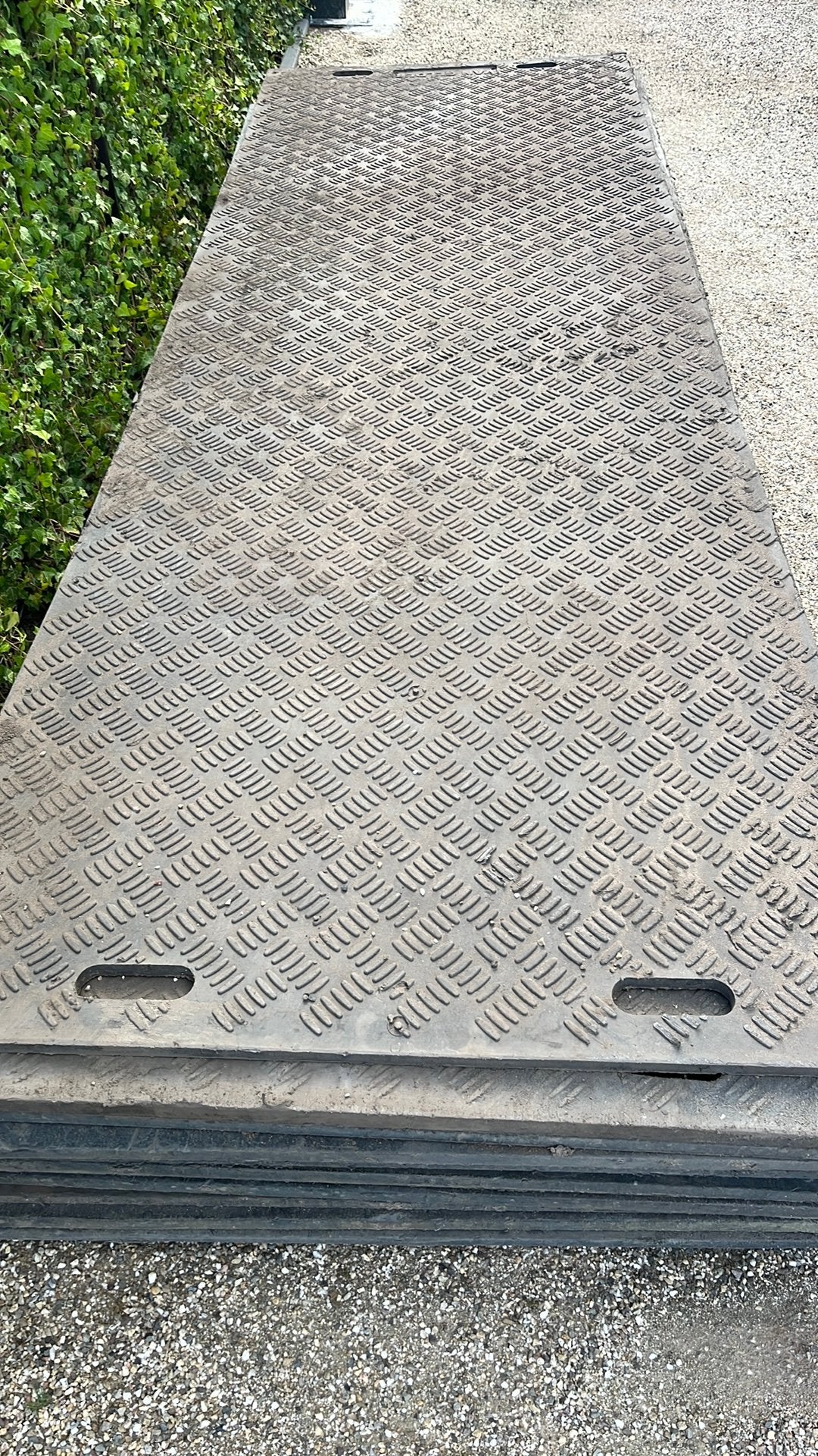 Kunststof rijplaten 3 x 1 meter 14 stuks, Ophalen, Gebruikt, Overige materialen, 20 tot 50 mm