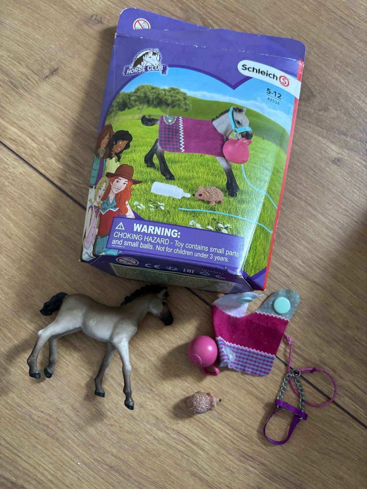 Schleich Horse Club Veulen met Accessoires 42534, Ophalen of Verzenden, Zo goed als nieuw, Jongen of Meisje