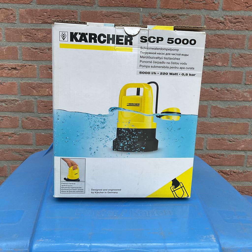 Kärcher SCP 5000 Dompelpomp - Schoonwaterpomp, Tuin en Terras, Waterpompen, Ophalen of Verzenden, Zo goed als nieuw, Elektrisch