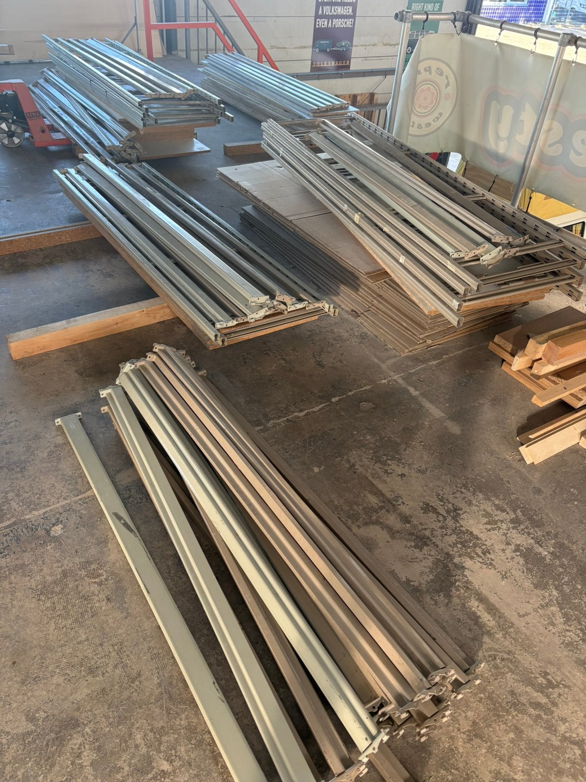 Te koop ca 13 meter Overtoom Combi Clip stelling, Ophalen, Zo goed als nieuw