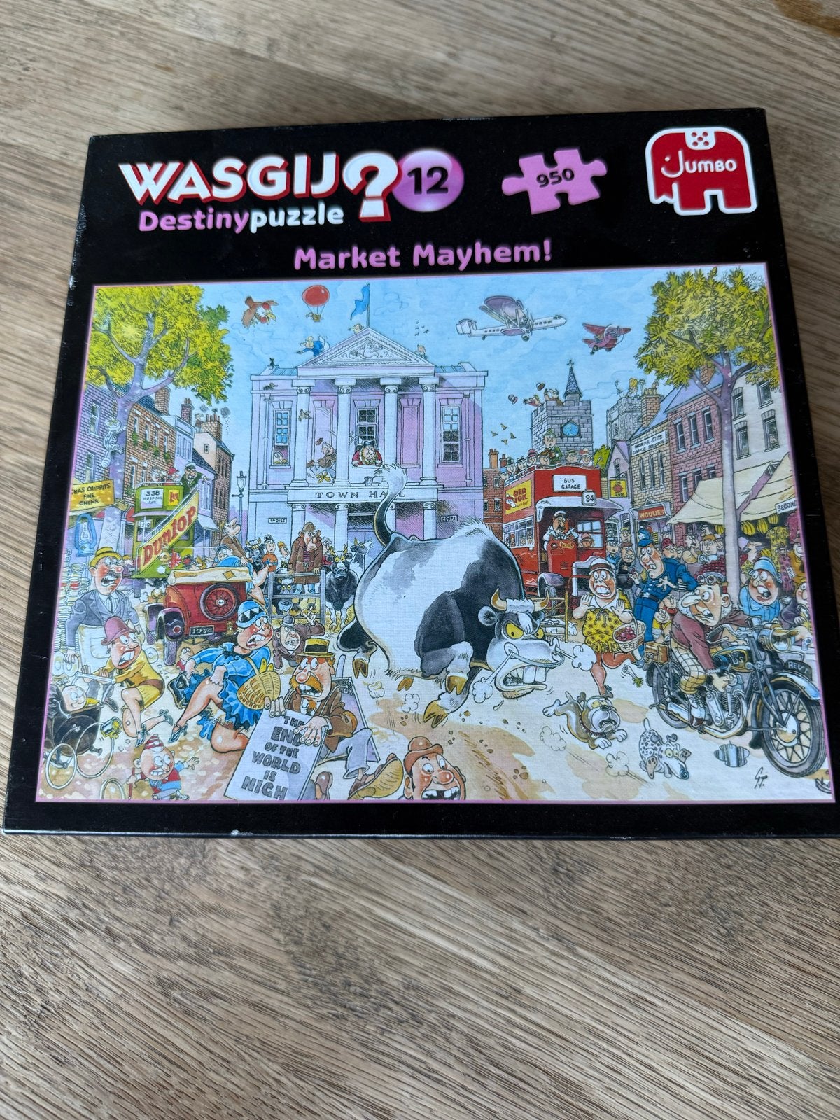 Wasgij Destiny 12 Market Mayhem! Legpuzzel 950 stukjes, Ophalen of Verzenden, 500 t/m 1500 stukjes, Nieuw, Legpuzzel