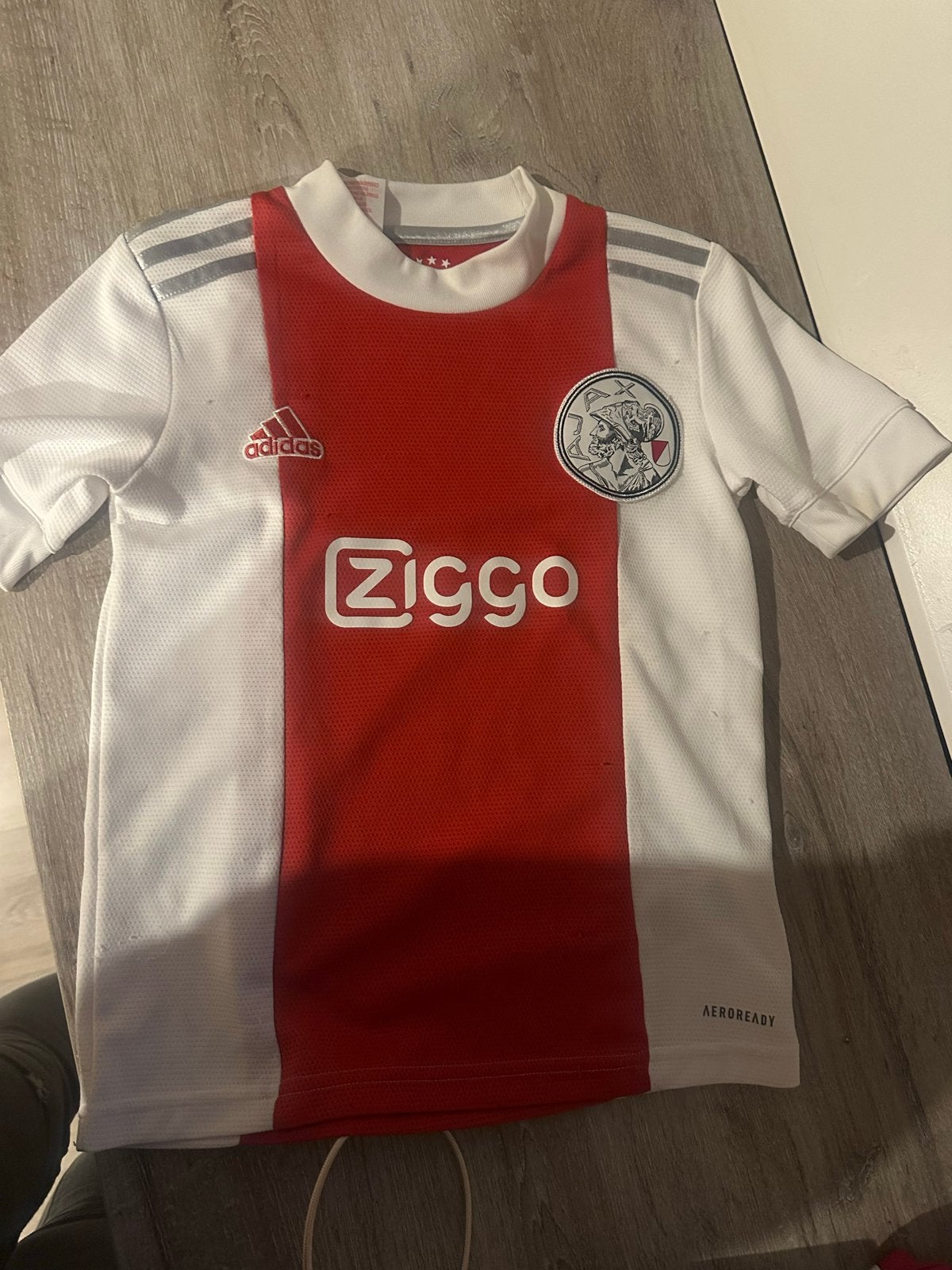 Ajax Thuisshirt Kids - Maat 140 -, Ophalen of Verzenden, Gebruikt, Jongen of Meisje, Shirt of Longsleeve