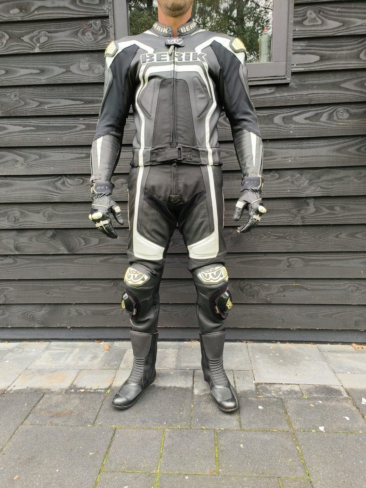 Berik Leren Motorpak Maat 50 - Zeer goede staat, Motoren, Heren, Ophalen of Verzenden, Overall, Berik