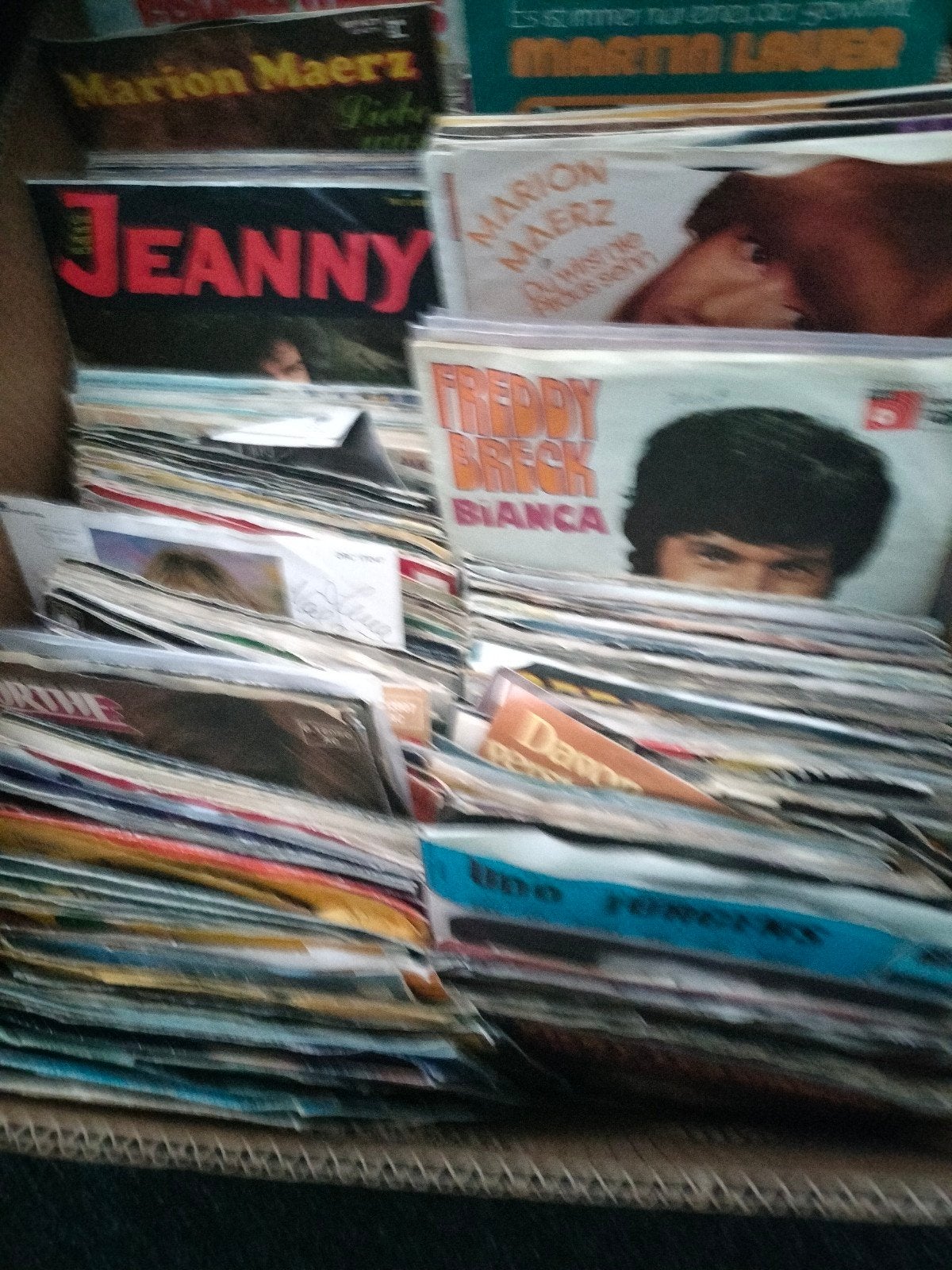 Grote collectie vinyl singles (ca. 400 stuks), Cd's en Dvd's, Vinyl Singles, Ophalen, Gebruikt, 7 inch, Schlager