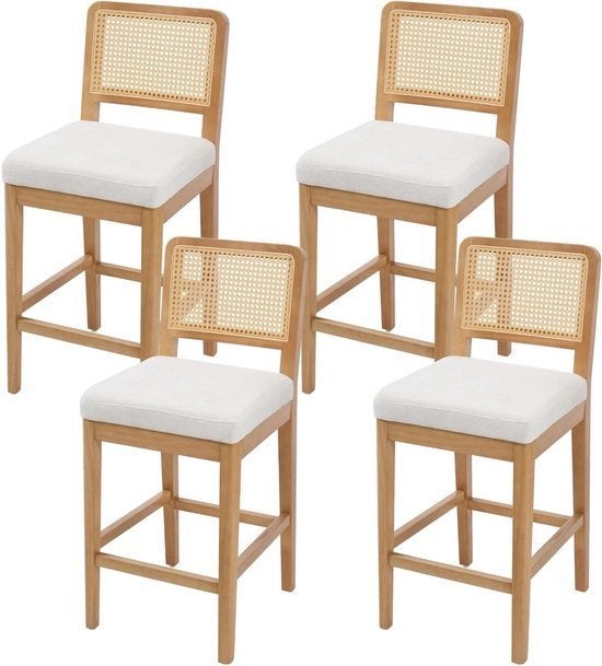 Witte Barkrukken Set – Barkrukken – Barstoelen, Corvance B.V., Verzenden, Nieuw, Corvancebol@gmail.com