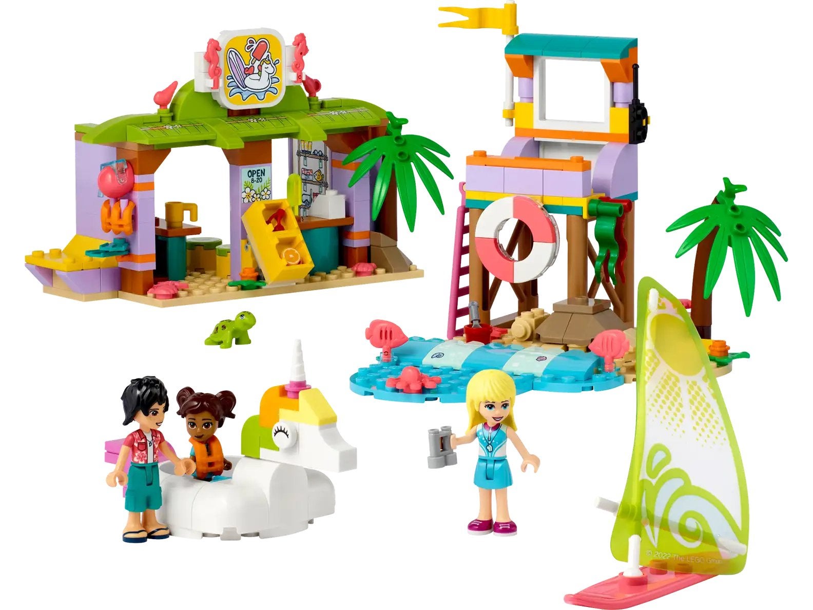 Lego Friends Surfer Strandplezier 41710, Lego, Friends, Ophalen of Verzenden, Complete set
