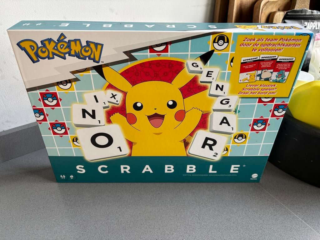 Pokémon Scrabble - Nieuw in doos, Pokemon, P, Een of twee spelers, P