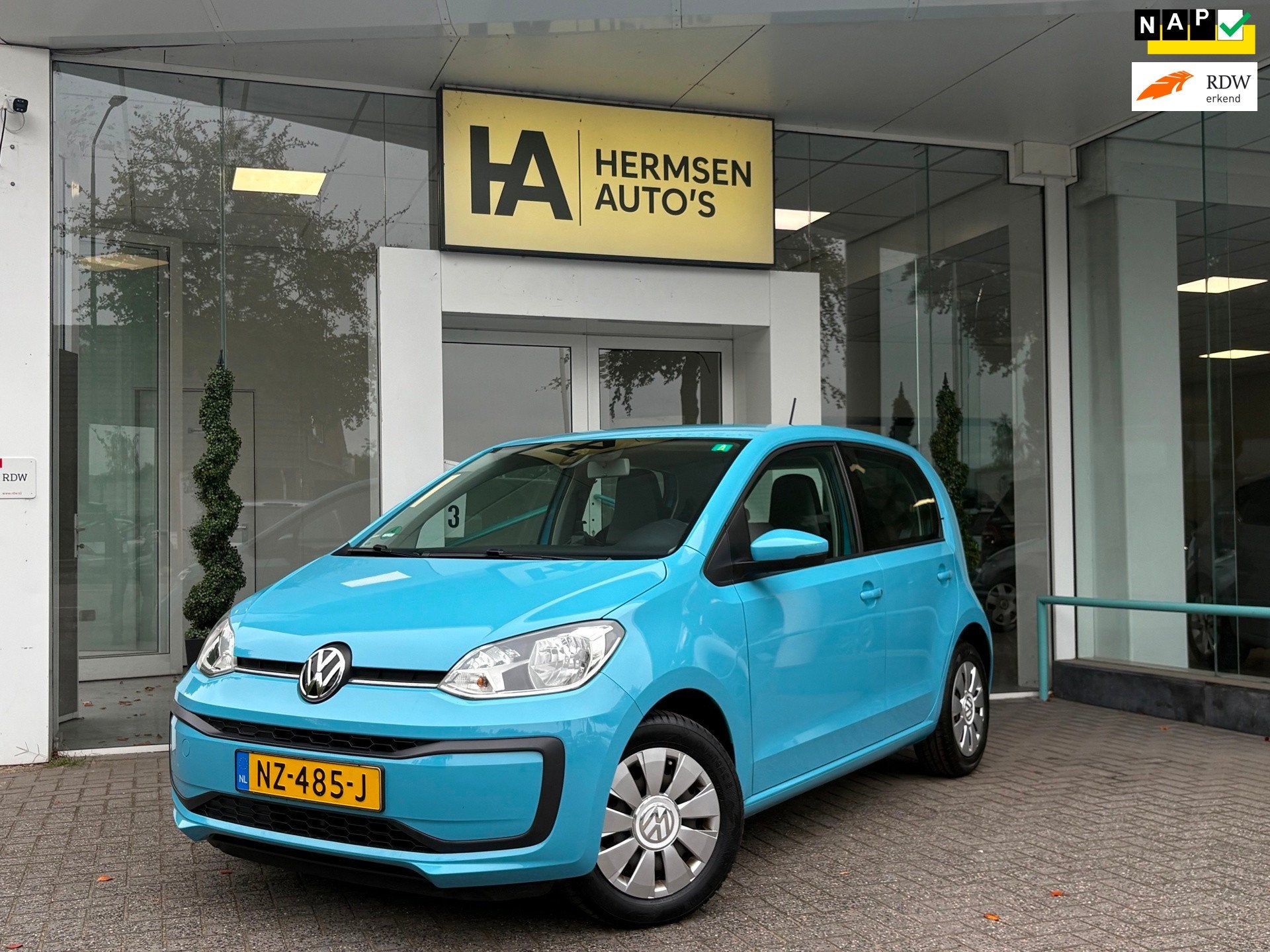 Volkswagen Up! 1.0 BMT move up!|Airco|NAP|, Auto's, Voorwielaandrijving, Stof, Gebruikt, Origineel Nederlands
