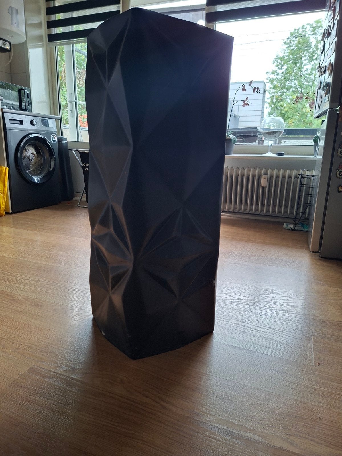Grote en kleine zwarte plantenbakken, Ophalen, Kunststof, Gebruikt, Minder dan 60 cm