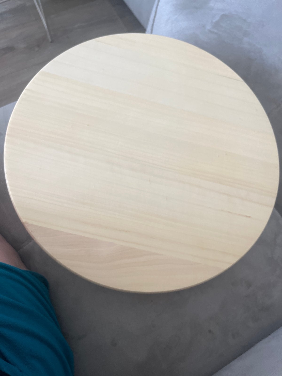 Ronde houten draaiplateau snudda ikea lazy Susan zgan, Ophalen of Verzenden, Zo goed als nieuw, Rond, Hout