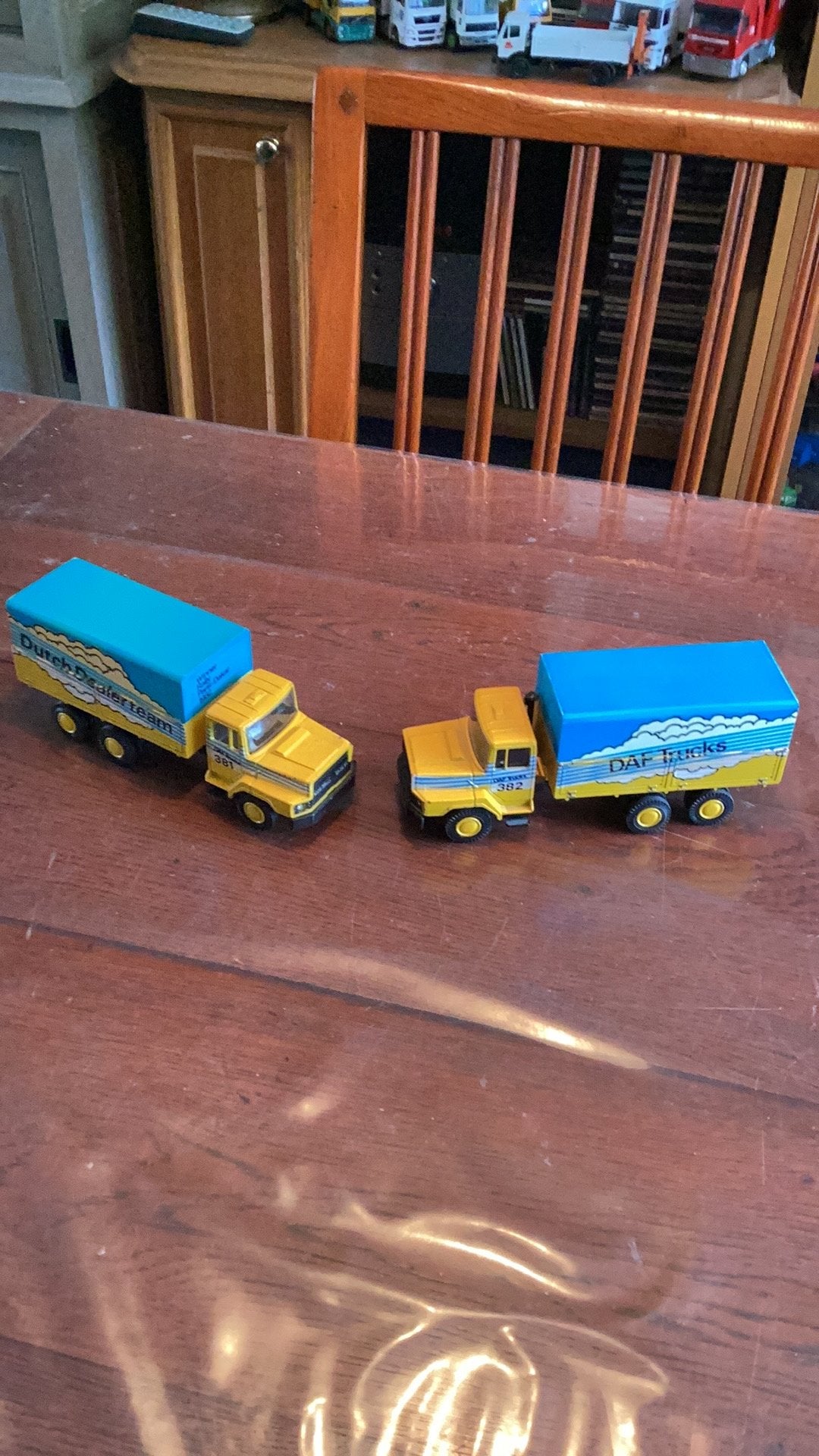 DAF NTT 2800 Neus parijs dakar 1:50 lioncar, Ophalen of Verzenden, Zo goed als nieuw, Bus of Vrachtwagen, Lion Toys