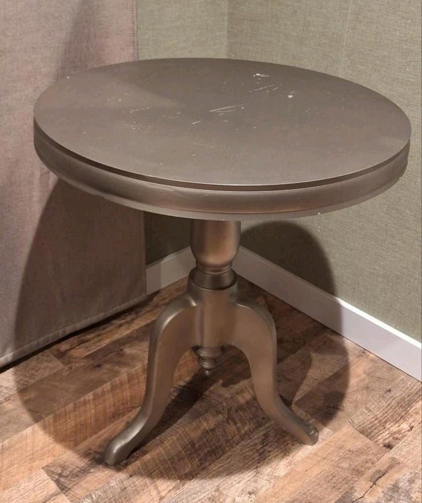 Wijntafel aluminium, Ophalen, Gebruikt, Metaal of Aluminium, Rond