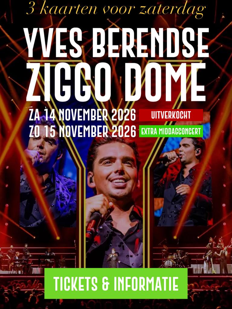Yves Berendse 14/11 goud eerste ring (3x), Drie personen of meer, November, Levenslied